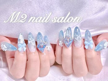 エムズ ネイルサロン(M2)/ブルーマグネットワンホンネイル