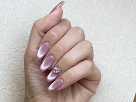 春マグネットネイル