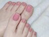 【フットネイル】ワンカラー★色変更OK&艶仕上げ♪今だけ¥4,980円