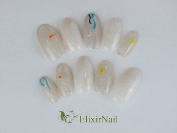 エリクサーネイル 西武新宿(Elixir Nail)/定額b カジュアル/クーポン使用