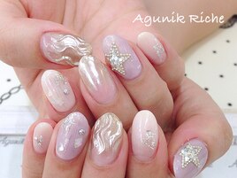 【星柄ネイル】