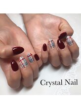 クリスタルネイル ボンベルタ橘店(CRYSTAL NAIL)/バーバリーネイル