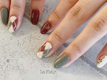 ラ フルール(La Fleur)/冬　アーガイル　キュート