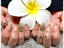 バロン 町田店(BARON)/ジェル ガラスフレンチ♪