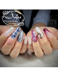 ジェルチップ長さだしマイネイル