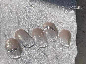 シックスティー ネイルズ バイ アクイユ 東中野(60min nails by ACCUEIL)/大人可愛いアートプランL