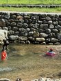 そね健康鍼灸整骨院 下曽根院 夏の定番水遊び！毎年バンガローに友達家族とお泊りしてます。