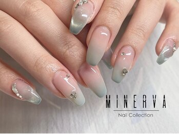 ミネルバネイル(MINERVA nail)/水色グラデーション