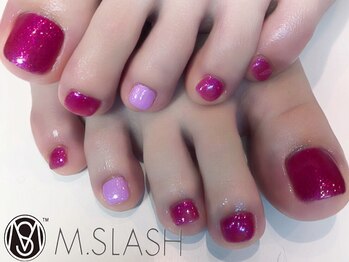 エムスラッシュ ネイル たまプラーザ(M.SLASH)/フットネイル