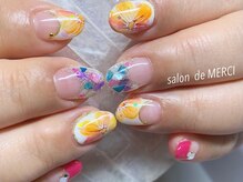 サロン ド メルシー(Salon de MERCI)/お花ペイント☆