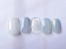 アイネイルズ 梅田店(I nails)/クリアブルーネイル