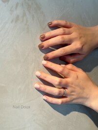 くすみカラーアシンメトリー