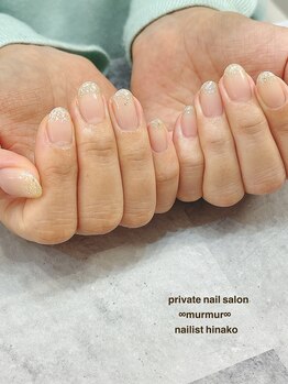 プライベート ネイルサロン マーマ(murmur)/ラメグラデーション