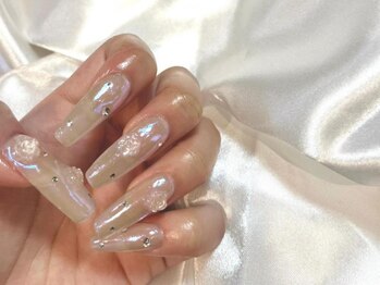 アイネイルズ 三宮店(I nails)/オーロラローズネイル ¥9500