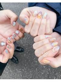 お友達とネイル！