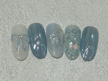 ひまりネイル(ひまりnail)/うるうるネイル オーロラネイル