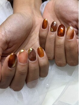 ナナネイル(7.Nail)/秋ニュアンスアート
