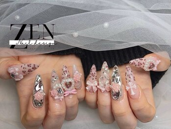ゼン ネイル デザイン 池袋(ZEN NAIL DESIGN)/* 長 さだしやり放題×つけ放題