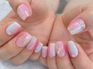 立てグラデーションネイル