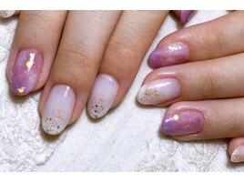 大理石風ネイル