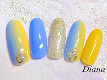 ディアナ ひたちなか高場店(DIANA)/定額ネイル　7,700円　A‐016