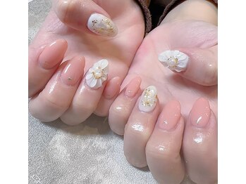 イチ 婦中店(Ichi)/ぷっくり&フラワーネイル