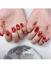 ティアラネイル(TIARA NAIL)/ジェルアートつけ放題¥9000