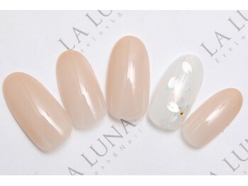ラルナ ネイルアンドアイラッシュサロン(LA LUNA nail & eyelash salon)/24年3月4月◇定額ナチュラル◇