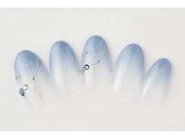 【シンプルデザイン】青グラデ