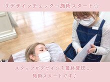 クラシック アイズ(CLASSIC EYES)/3.デザインチェックー施術へ