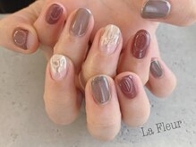 ラ フルール(La Fleur)/くすみパープル　ミラー　成人式