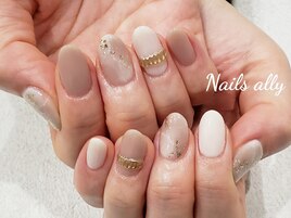 リングネイル×アクセサリー×冬