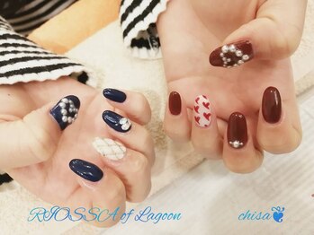 リオッサ オブ ラグーン(RIOSSA of Lagoon)/ツイードネイル×キルティング