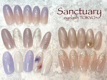 アイラッシュTokyo銀座サンクチュアリの写真/お手軽にネイルチェンジ★お財布にも優しい♪シンプルで可愛いワンカラーネイル。アートもお任せください