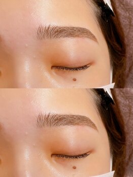 レミア 横須賀中央(REMIA)の写真/【美眉スタイリング+パリジェンヌ¥10500】骨格,眉毛の生え方,目の形に合わせて1番似合うデザインをご提案♪