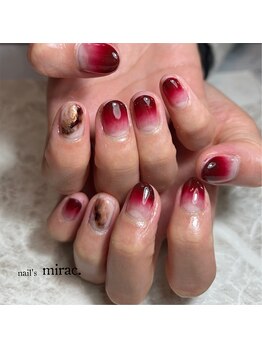 ネイルズミラク(nail's mirac.)/ボルドーネイル