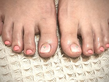 パープルの爪屋/親指アートネイル