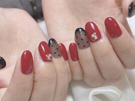 シースルー　ドット　秋冬