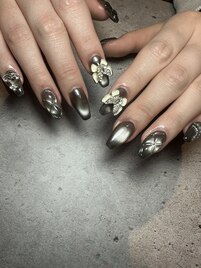 マグネット×キルティング×蝶々