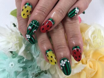 ダブルネイル(Double Nail)/デザインアート10本し放題コース