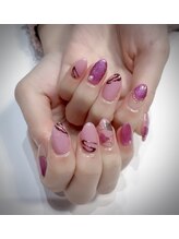 クリスタルネイルサロン(Crystal Nail)/バレンタインネイル