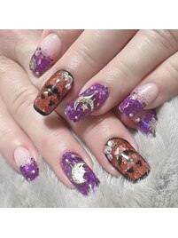 ハロウィンネイル