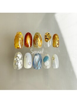 3月定額ネイルシンプルデザイン