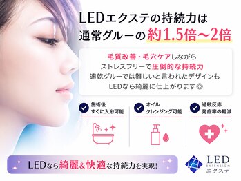 まつげ屋リュ( Ly)/LEDエクステの持続力