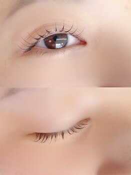 バトン(BATON.)の写真/前髪と目元のバランスで仕上げる♪まつげパーマ+前髪カット4700円→4000円毎朝のメイク時短に!