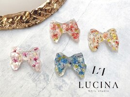 U-26【新作】押し花リボンパーツ