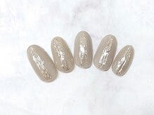 ネイルプラータ(Nail Plata)/ミラーグレージュネイル【7980】