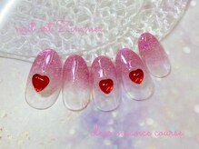 ネイルアート ジマー/クリアニュアンスコース/韓国