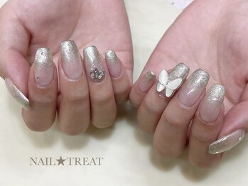 ネイルトリート 茨木駅前店(NAIL TREAT)/ちょうちょネイル