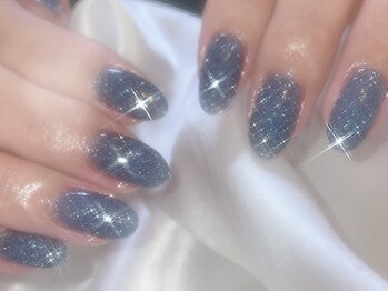 シキナ(shikina)/フラッシュ ブルー キラキラ